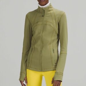 Lululemon define jacket luon - size 8, bronze green